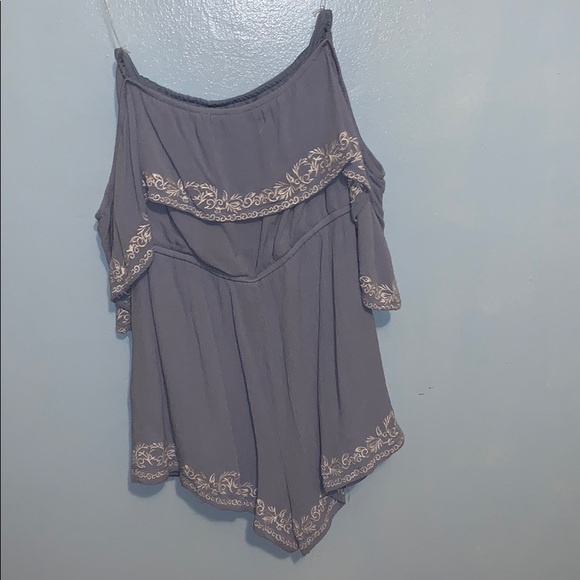 strapless romper - Picture 3 of 4